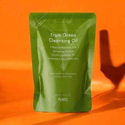 Олія гідрофільна очищаюча в одноразовій тарі для наповнення Purito From Green Cleansing Oil,200 мл 000189 фото