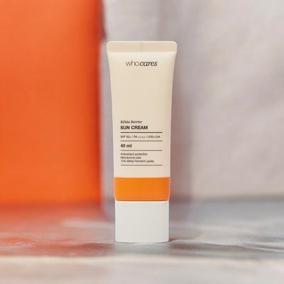 Сонцезахисний антиоксидантний крем WhoCares Bifida Barrier Sun Cream, 40 мл 000246 фото