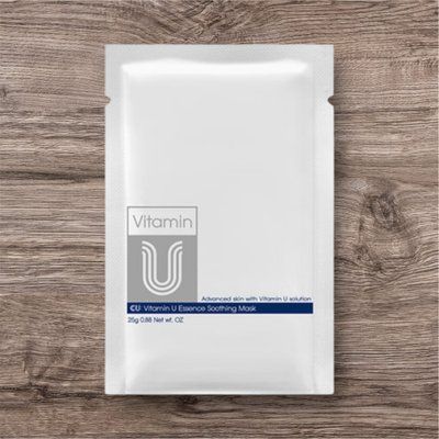 Відновлююча маска з вітаміном U CUSKIN Vitamin U Essence Soothing Mask, 20 г 000593 фото