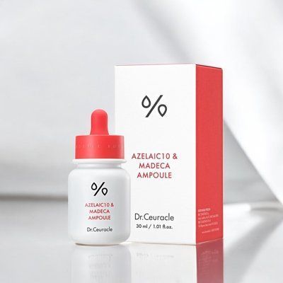 Протизапальна сироватка з азелаїновою кислотою 10% та мадекасосидом Dr.Ceuracle Azelaic 10 & Madeca Ampoule, 30 мл 000457 фото