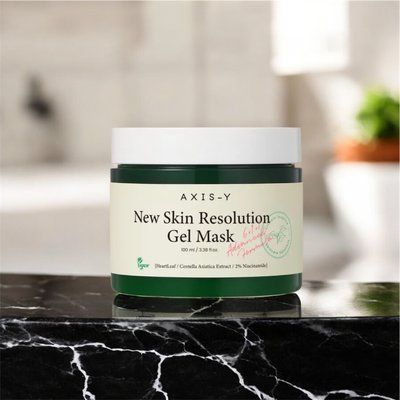 Заспокійлива гелева маска для обличчя Axis-Y New Skin Resolution Gel Mask, 100 мл 000574 фото