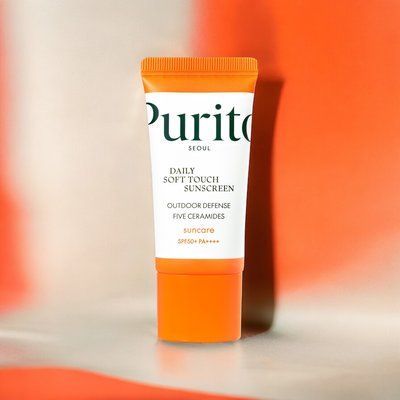 МІНІАТЮРА сонцезахисного крему з керамідами Purito Seoul Daily Soft Touch Sunscreen SPF 50+ PA++++, 15 мл 000232 фото