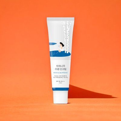 Сонцезахисний крем з березовим соком ROUND LAB Birch Juice Moisturizing Sunscreen, 50 мл 000169 фото