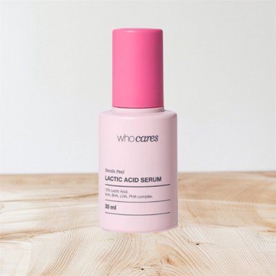 Незмивна сироватка-пілінг із молочною кислотою Who Cares Gentle Peel Lactic Acid Serum, 30 мл 000581 фото
