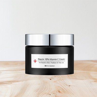 Освітлюючий антиоксидантний крем з ніацинамідом 10% та вітаміном С CU SKIN Dr.Solution Niacin 10% Vitamin C Cream, 50 мл 000585 фото