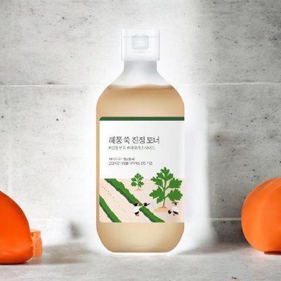 Заспокійливий тонер з морським полином ROUND LAB Mugwort Calming Toner, 300мл 000438 фото
