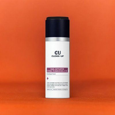 Омолоджуючий та освітлюючий серум з ретинолом 1% та бакучіолом 0,75% CLEAN-UP DUAL ACTIVATOR RETINOL 1% BAKUCHIOL 0.75%, 30 мл 000014 фото